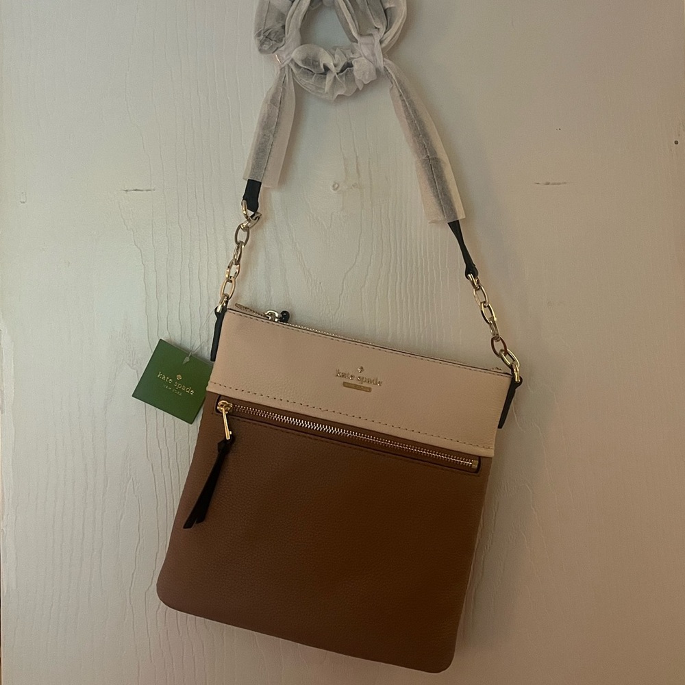 Kate Spade Jackson Street Crossbody Melissa (Blk/Toasty)